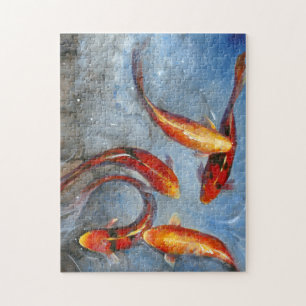 Puzzle Graceful Koi I