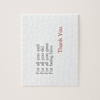 Puzzle Gracias por todos