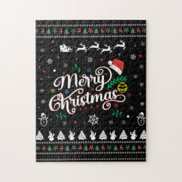 Puzzle Graciosa Feliz Navidad