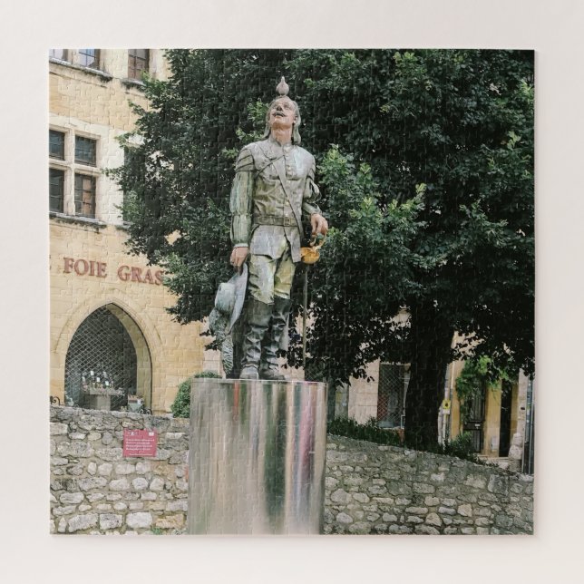 Puzzle Graciosa foto de Cyrano de Bergerac con pichón (Vertical)