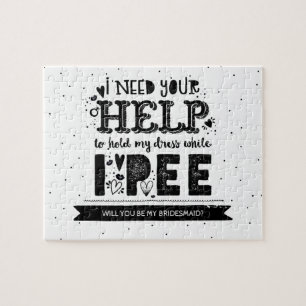 Puzzle Graciosamente, Serás Mi Propuesta Para La Novia.