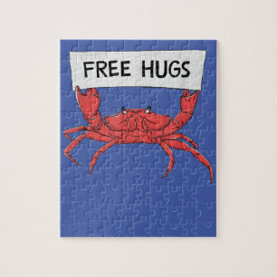 Puzzle Gracioso Abrazo Gratis Lobster de langostinos cama