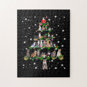 Puzzle Gracioso Gatos Tee Tee Regalo decorativo