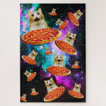 Puzzle Gracioso pizza espacial<br><div class="desc">Diseño divertido y loco para los regalos más frescos!</div>