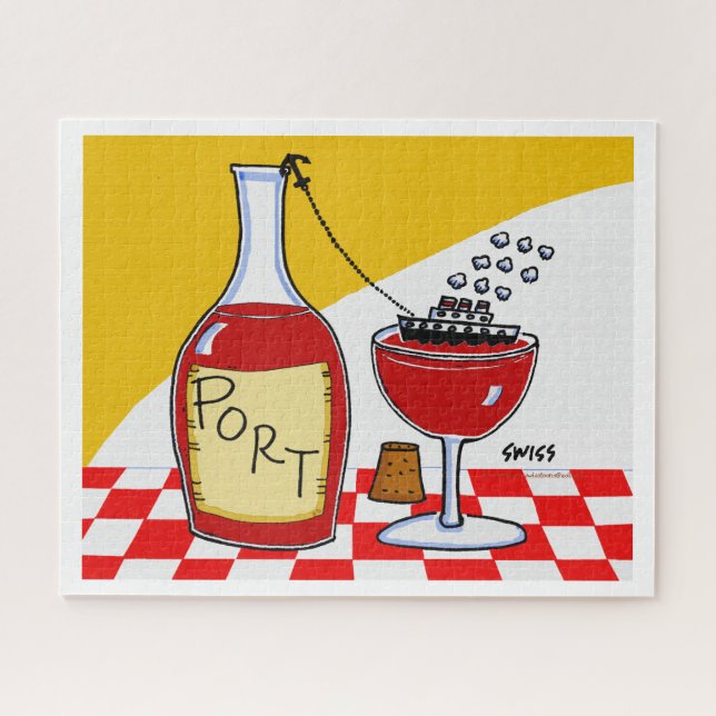 Puzzle Gracioso Premio Fiesta de Puertas de Port Wine Bon (Horizontal)