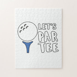 Puzzle Gracioso regalo para amantes del golf Let's Par Te