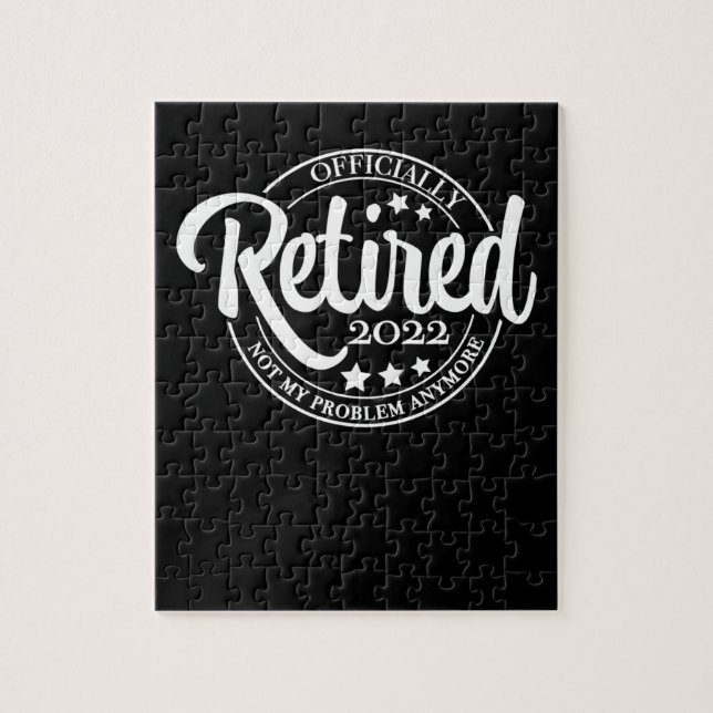 Puzzle Gracioso Retirado 2022 Ya No Es Mi Problema (Vertical)