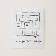 Gracioso toque a mano Maze Valentine Gifts