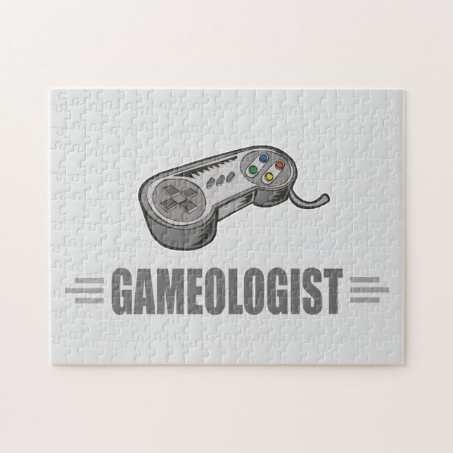 Puzzle Gracioso videojugador (Horizontal)