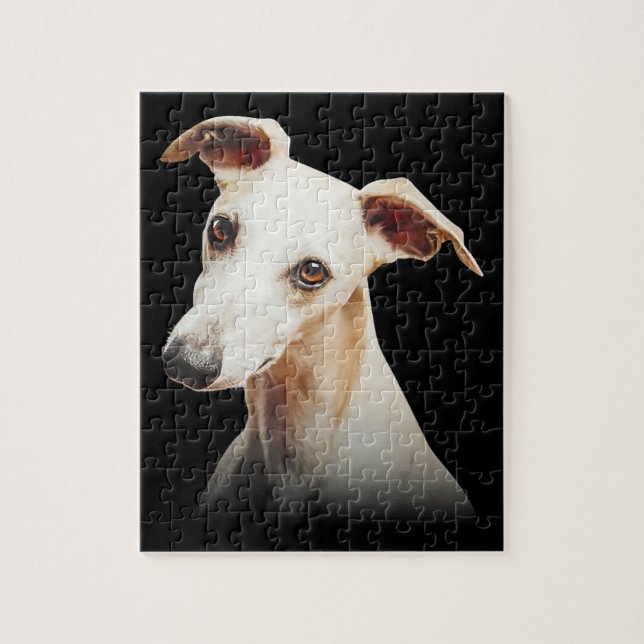Puzzle Gracioso Whippet Face Whippet Smile Whippet Only F (Vertical)