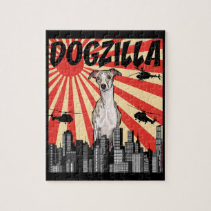 Puzzle Gracioso Whippet japonés Dogzilla