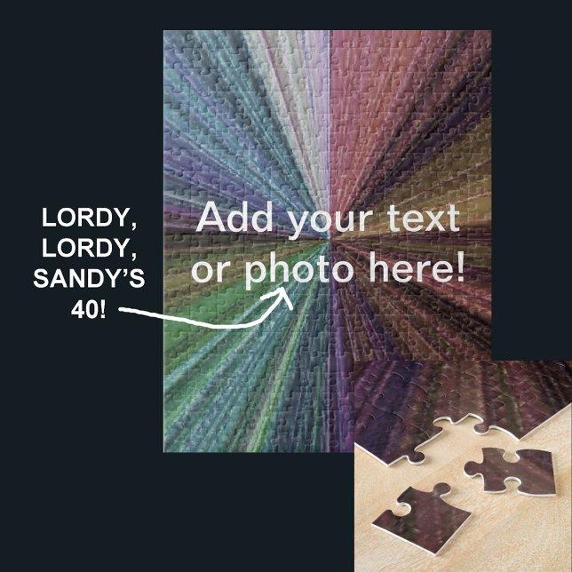 Puzzle Gradiente Circular Arcoíris Terroso (Circular Gradient Earthy Rainbow Jigsaw Puzzle)