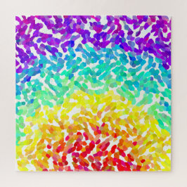 Puzzle Gradiente de arcoiris con forma Abstracto de rompe