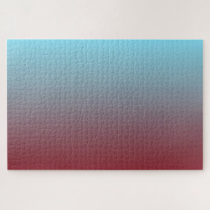 Puzzle Gradiente horizontal suave de color rojo oscuro a