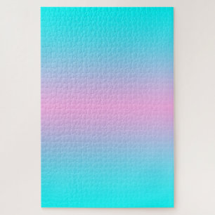 Puzzle Gradiente rosa oco y turquesa