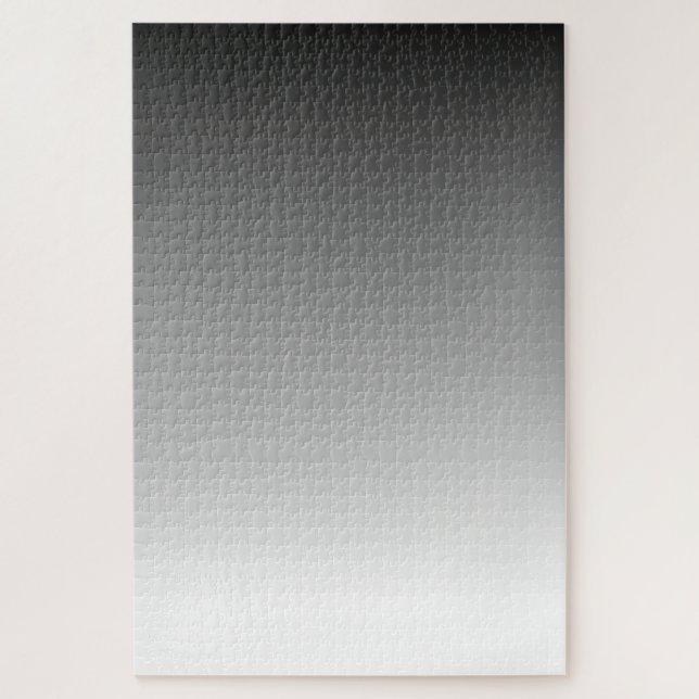 Puzzle Gradiente simple de negro a blanco (Vertical)