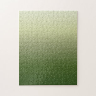 Puzzle Gradiente verde Diseño mínimo difícil