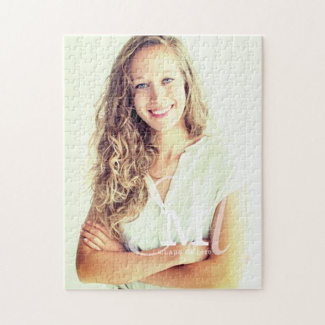 Puzzle Graduación fotográfica de Personalizado de clase m (Vertical)
