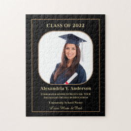 Puzzle Graduado Graduado Foto Clase de 2022 Personalizado