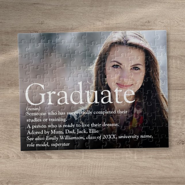 Puzzle Graduate Photo Definition Modern (Graduate Photo Definition Modern Jigsaw Puzzle)