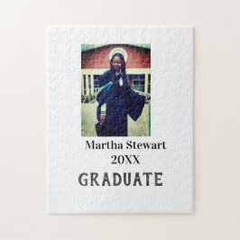 Puzzle Graduation photo name year class university simple