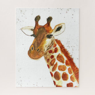 Puzzle Grafa acuarela animales Safari Jungla africana J