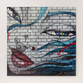 Puzzle Graffiti Chica asiático