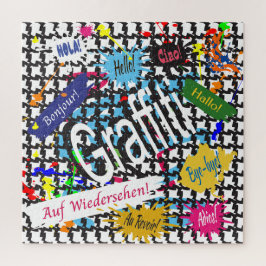 Puzzle Graffiti de saludos