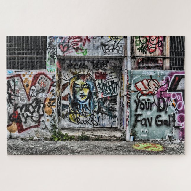 Puzzle Graffiti Guay Modern Urban Street Grunge Art (Horizontal)