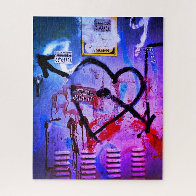 Puzzle Graffiti Love (Vertical)