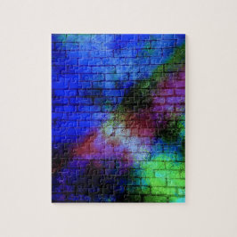 Puzzle Graffiti mural