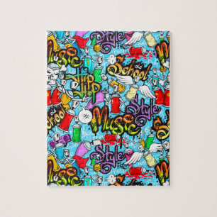 Puzzle Graffitti de la vieja escuela