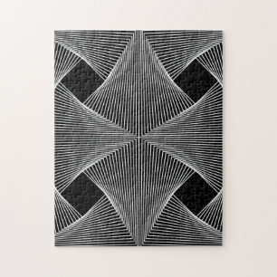 Puzzle Gráfica de ilusión óptica vectorial alucinante