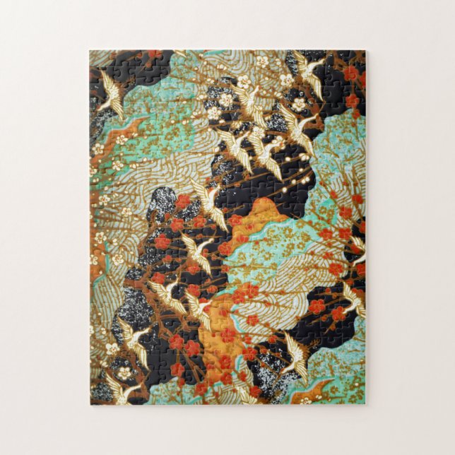 PUZZLE GRÁFICAS VOLADORAS CON FLORES DE PRIMAVERA (Vertical)