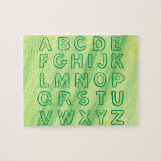 Puzzle Gráfico alfabético Letras Fundas superiores Rompec