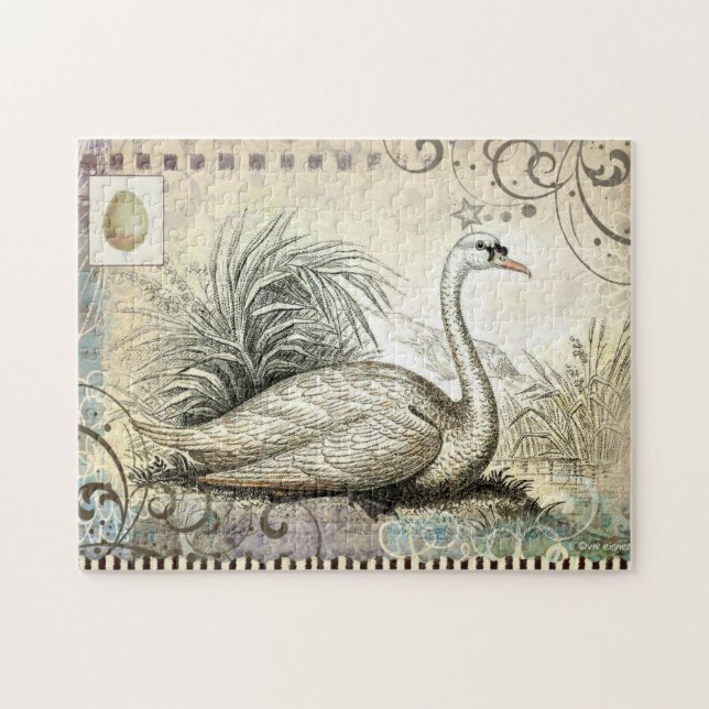 Puzzle Gráfico del cisne (Horizontal)