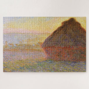 Puzzle Grainstack (Puesta de sol) de Claude Monet (1890–1