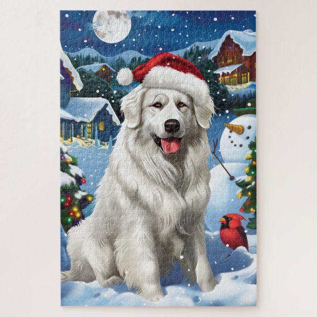 Puzzle Gran alegría para los Navidades de invierno de los (Vertical)