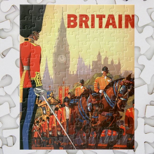 Puzzle Gran Bretaña, la Guardia Real Británica del Rey Vi (Subido por el creador)