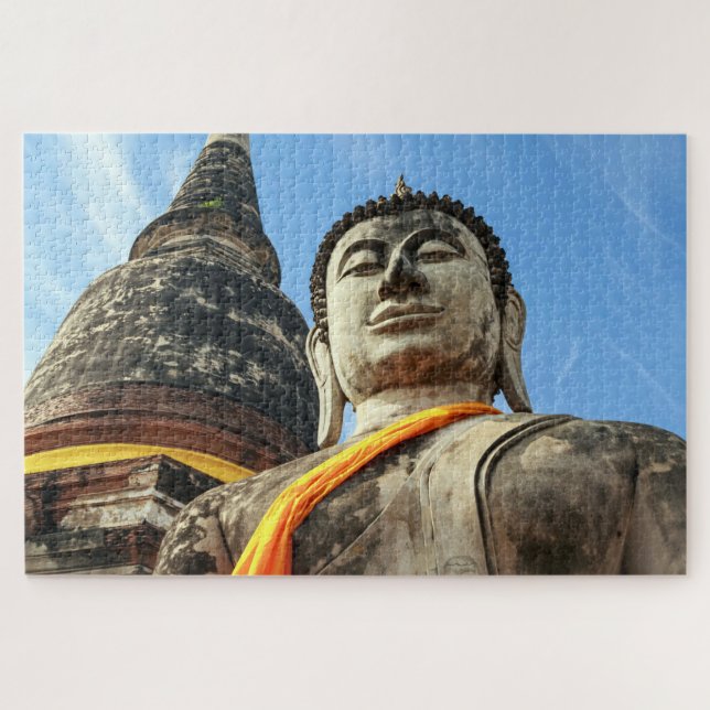 Puzzle Gran Buda en Ayutthaya, Tailandia (Horizontal)