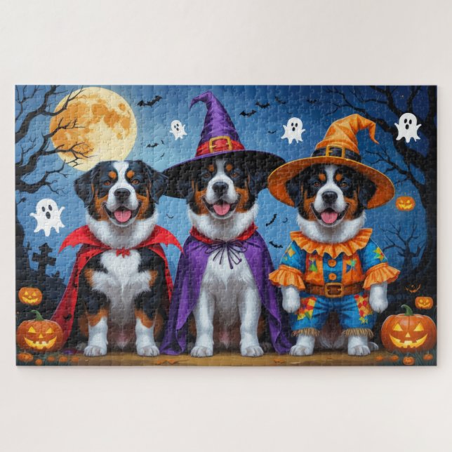 Puzzle Gran calabaza de perro de la montaña suiza Funny H (Horizontal)