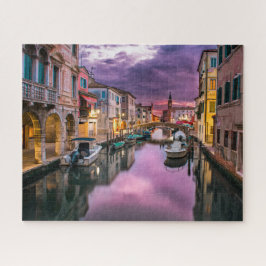 Puzzle Gran Canal de Italia al atardecer