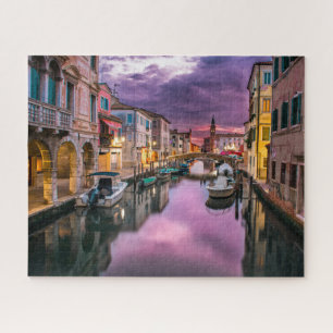 Puzzle Gran Canal pintoresco en Italia al atardecer