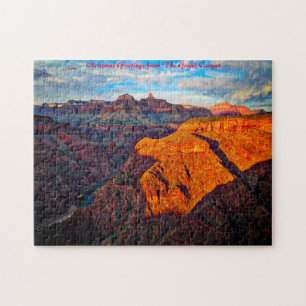 Puzzle Gran Cañón Arizona. Saludos de Navidad