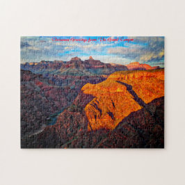 Puzzle Gran Cañón Arizona. Saludos navideños