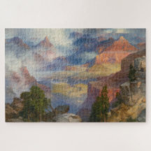 Gran Cañón en niebla (por Thomas Moran)