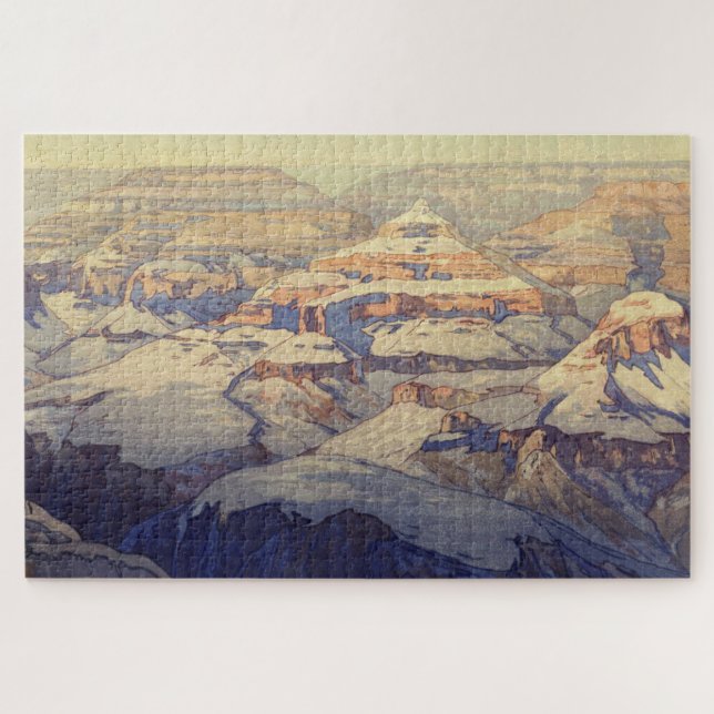 Puzzle Gran Cañón, Yoshida, Woodcut (Horizontal)