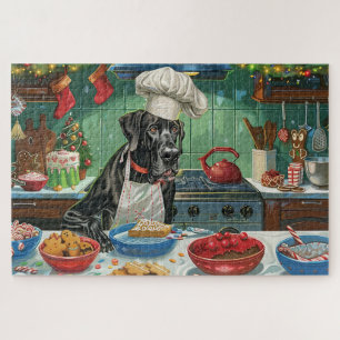 Puzzle Gran Danés Navideño: Repostería Navideña