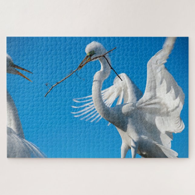 Puzzle Gran Egret (Horizontal)
