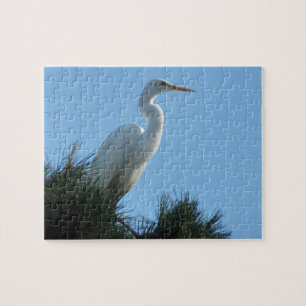 Puzzle Gran Egret en la soleada Florida